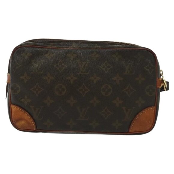 LOUIS VUITTON Monogram Marly Dragonne GM Clutch Bag - Picture 3 of 16